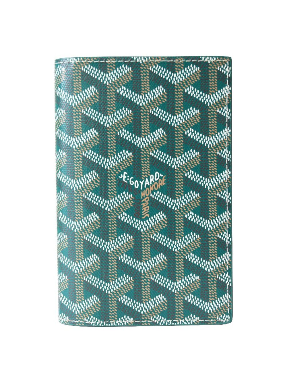 Goyard Grenelle Passport Cover Green